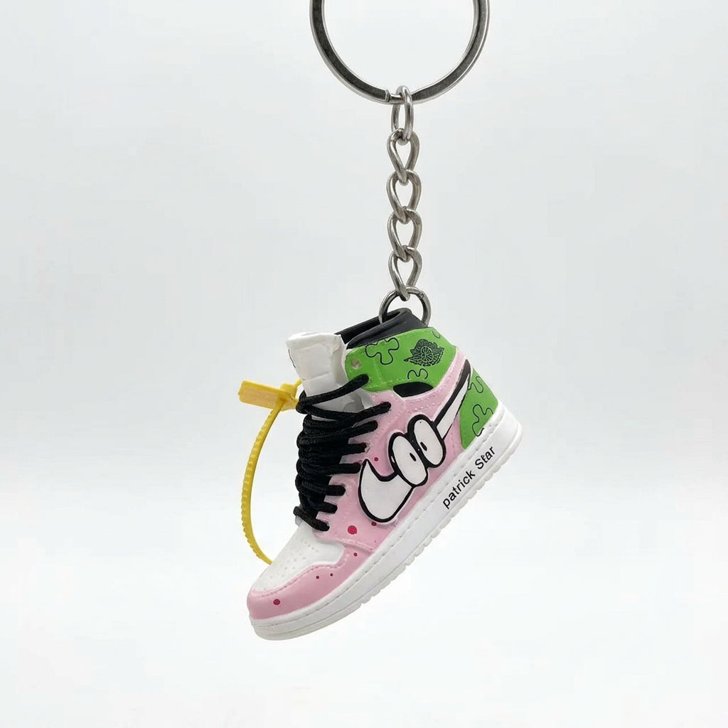 Patrick Star Jordan 1 Mini Keychain