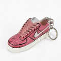 Breast Cancer Air Force 1 Mini Keychain