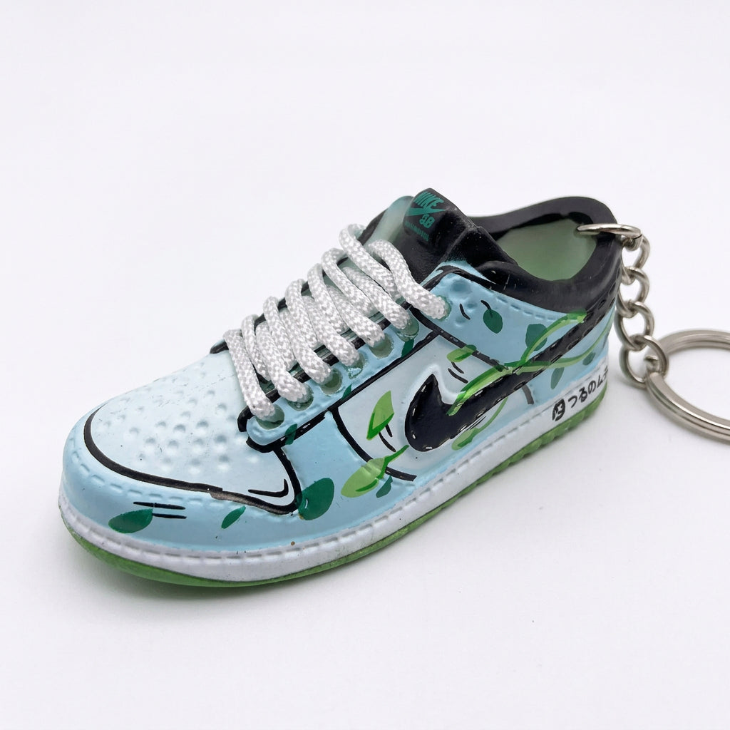Pokémon Bulbasaur Nike SB Dunk Mini Keychain